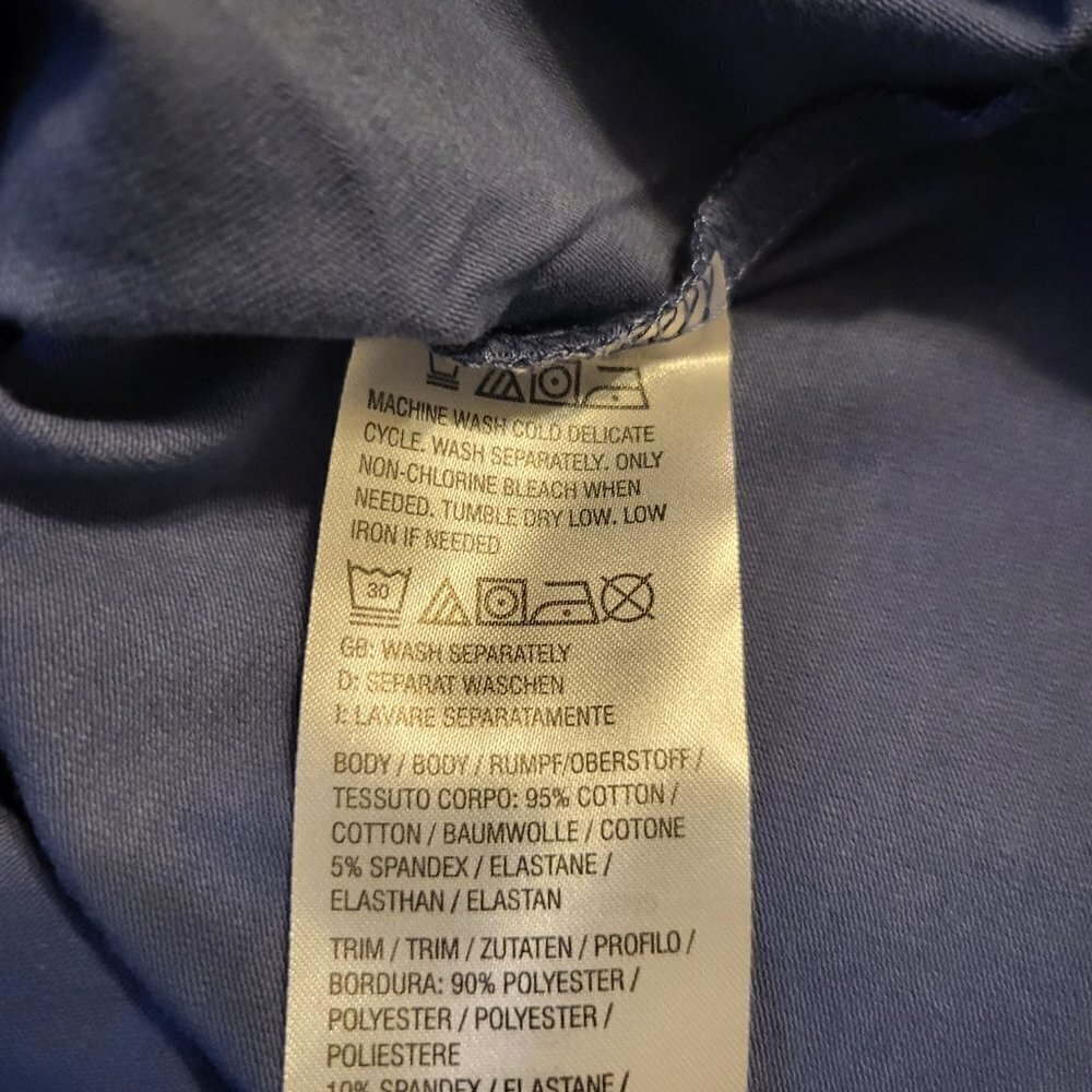 Women's Haute Hippie Top Blue and Tan Size XS NIP - Picture 5 of 8